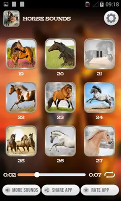 Horse Sounds android App screenshot 0