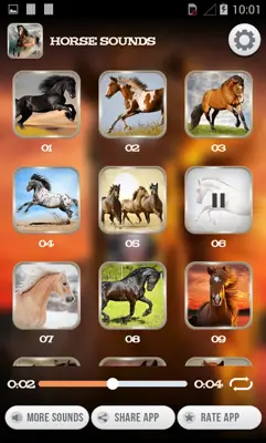 Horse Sounds android App screenshot 3